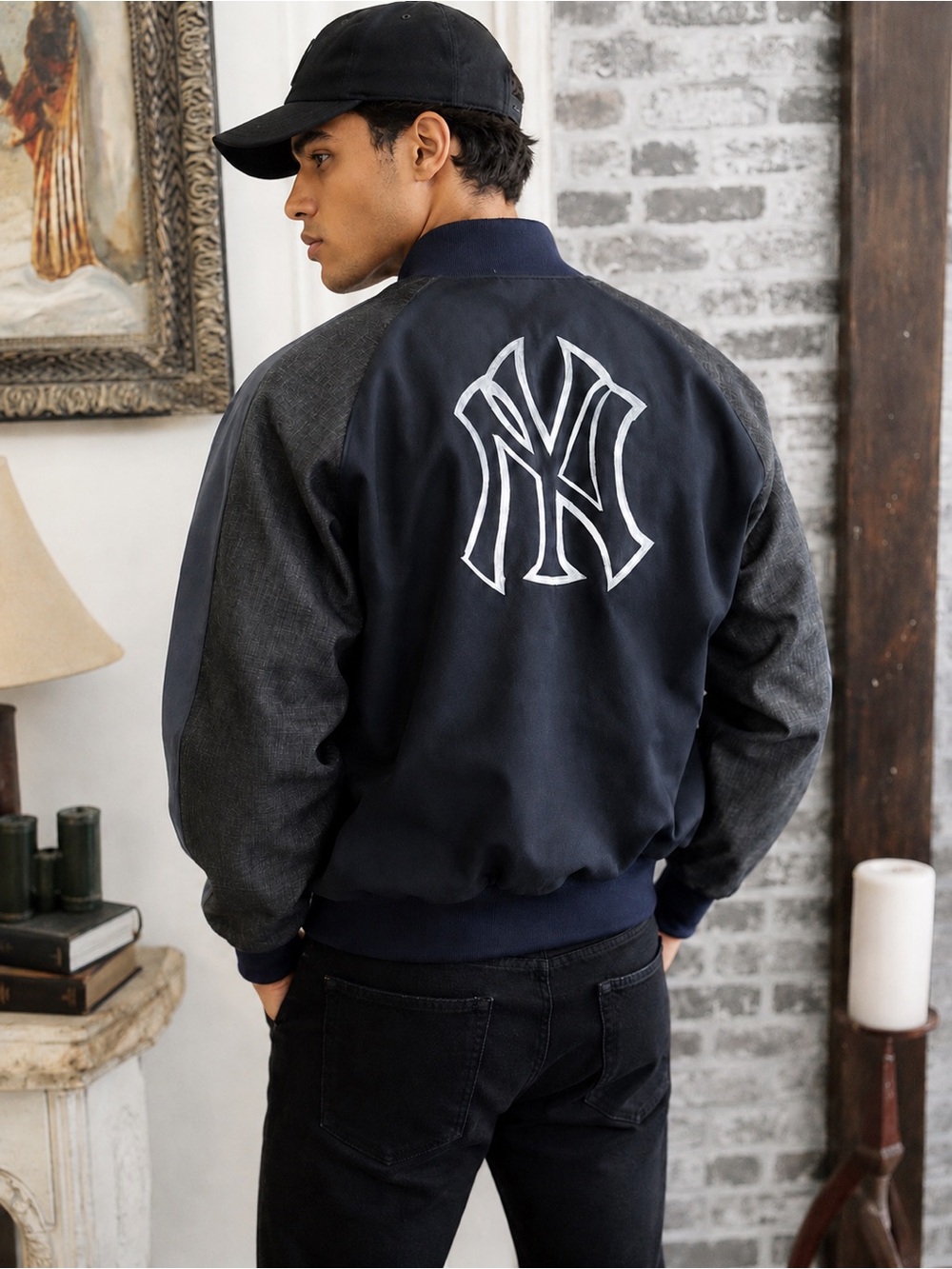 Handmade Waxed Bomber Jacket by LeonardoNY.